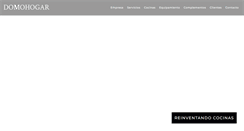 Desktop Screenshot of domohogarcocinas.com